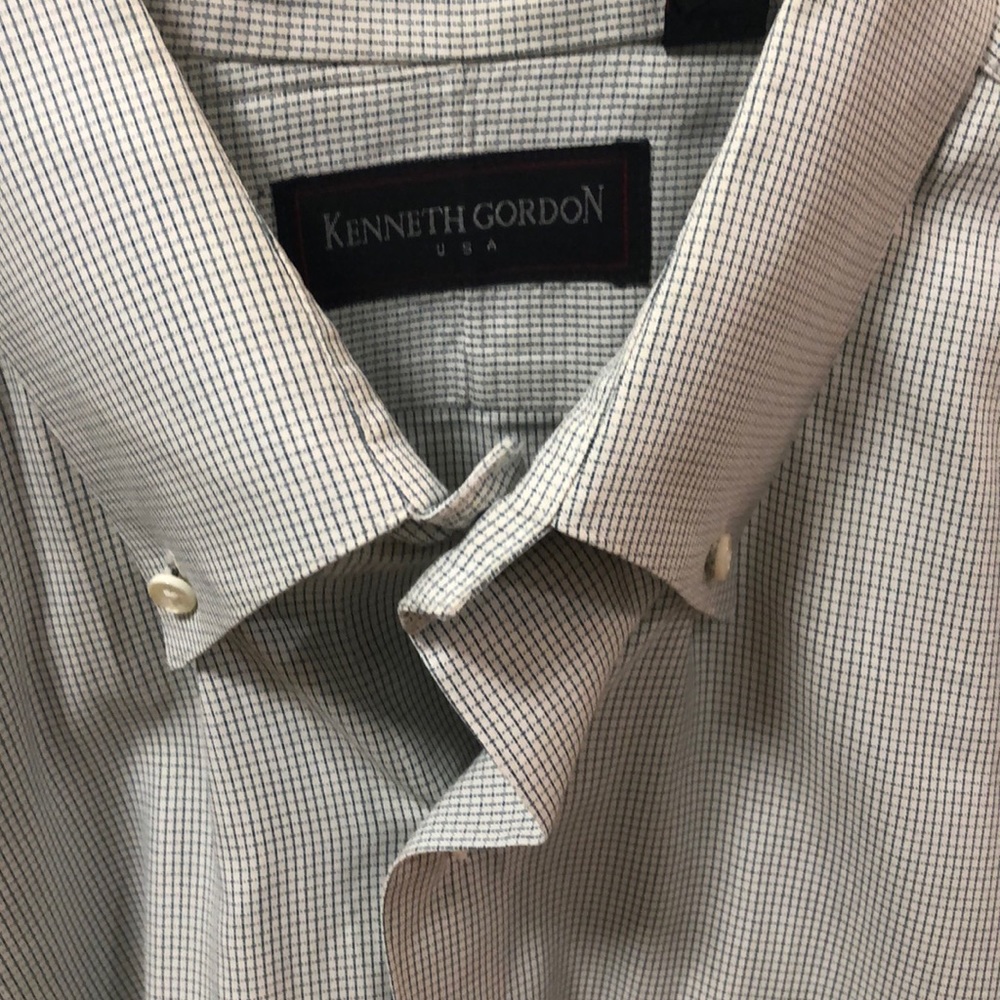Kenneth Gordon button down shirt. Size 16-34 - Picture 2 of 3